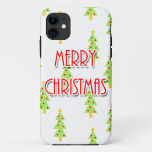 Capa Para iPhone Da Case-Mate Feliz Natal meio século árvores modernas