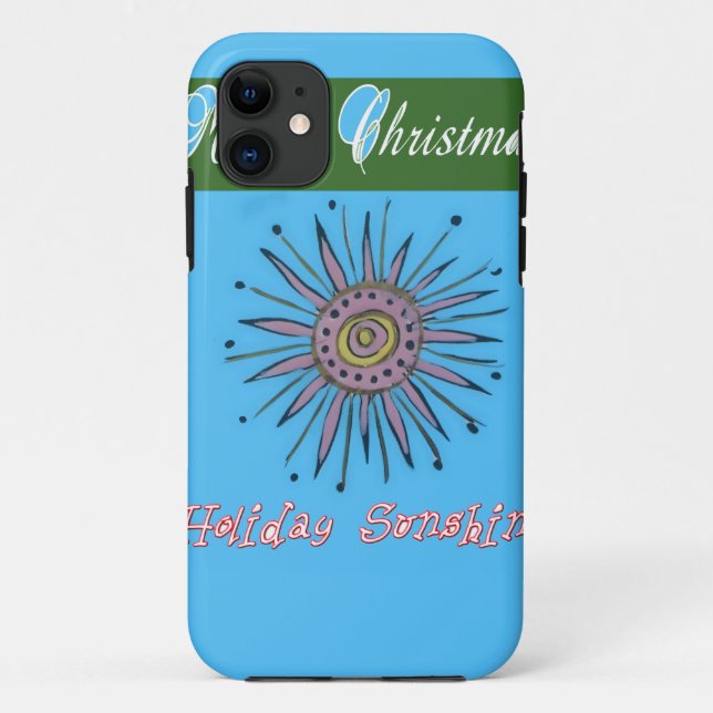 Capa Para iPhone Da Case-Mate Feliz Natal Sunshine Holiday.png (Verso)