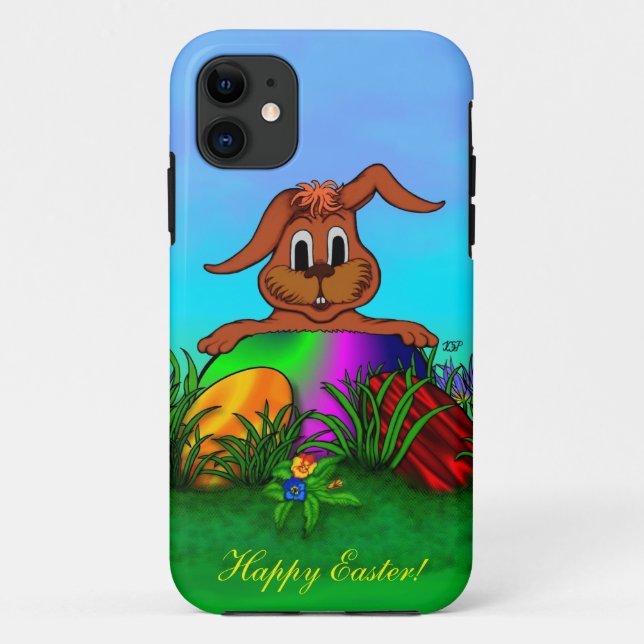 Capa Para iPhone Da Case-Mate Feliz Páscoa! Coelho de Páscoa (Verso)