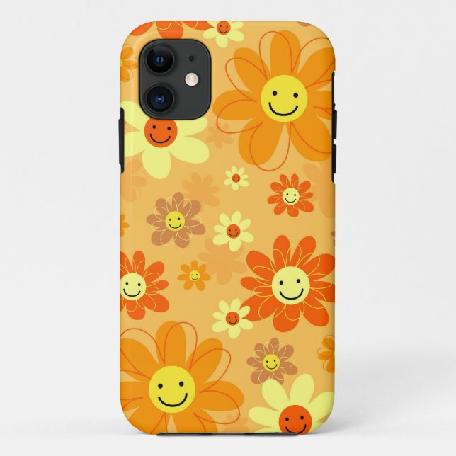 Capa Para iPhone Da Case-Mate Felizes Flores (Verso)