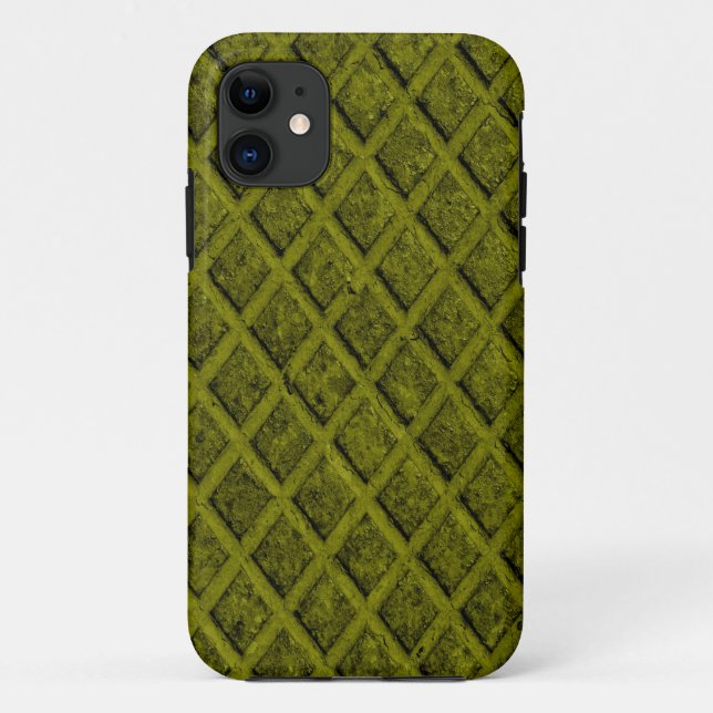 Capa Para iPhone Da Case-Mate Ferrugem de diamante verde (Verso)