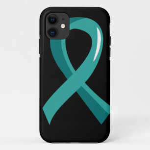 Capa Para iPhone Da Case-Mate Fita 3 da cerceta do câncer de ovário