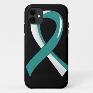 Capa Para iPhone Da Case-Mate Fita branca 3 da cerceta do cancro do colo do