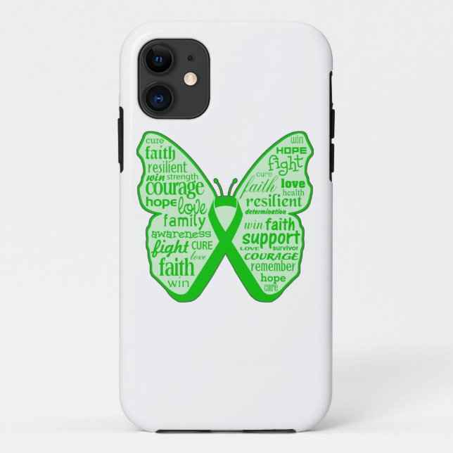 Capa Para iPhone Da Case-Mate Fita da borboleta da doença renal (Verso)