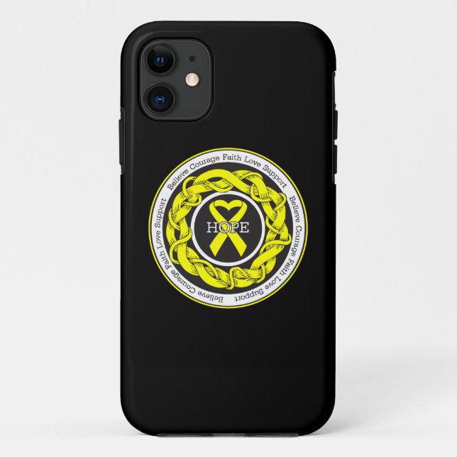 Capa Para iPhone Da Case-Mate Fita entrelaçada esperança da prevenção do (Verso)