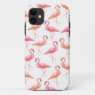 Capa Para iPhone Da Case-Mate Flamingos de Aquarela