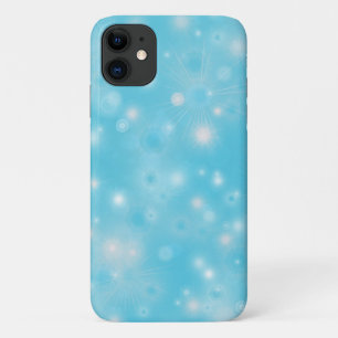 Capa Para iPhone Da Case-Mate Flocos de neve brancos simples e brilhantes em Bon