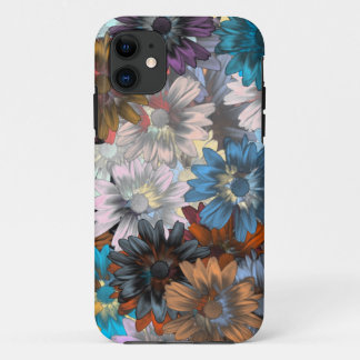 Capa Para iPhone Da Case-Mate Flor azul e castanho