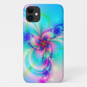 Capa Para iPhone Da Case-Mate Flor cor-de-rosa bonito do Fractal