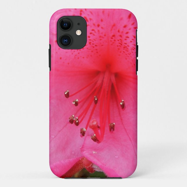 Capa Para iPhone Da Case-Mate Flor de azálea rosa (rhododendron). (Verso)
