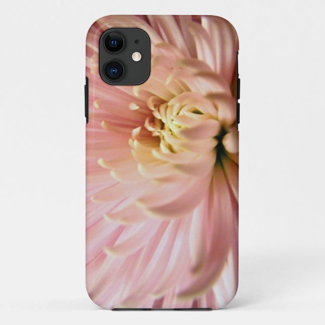 Capa Para iPhone Da Case-Mate flor de crisântemo rosa claro (Verso)