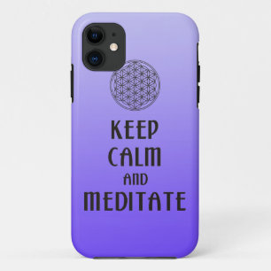 Capa Para iPhone Da Case-Mate Flor de vida - MANTER CALM e MEDITATE