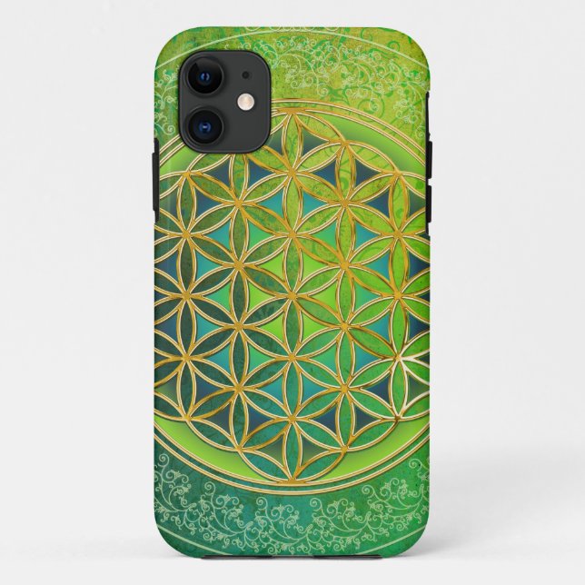 Capa Para iPhone Da Case-Mate Flor de Vida - Ornamento II (Verso)