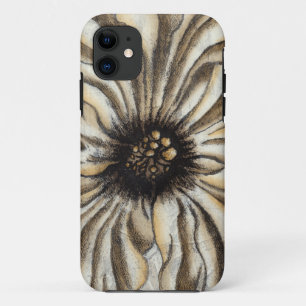Capa Para iPhone Da Case-Mate Flor Fresco no Fundo do Tan