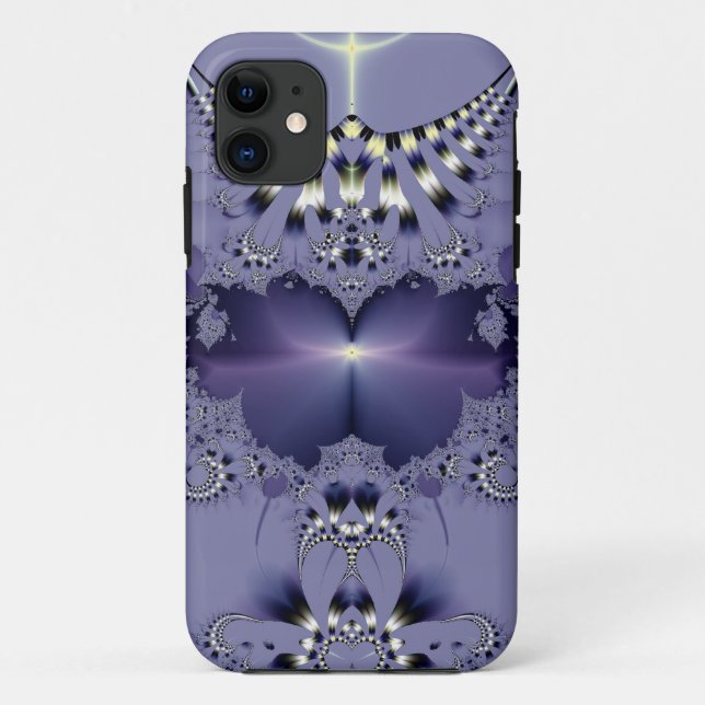 Capa Para iPhone Da Case-Mate Flor Roxa (Verso)