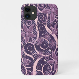 Capa Para iPhone Da Case-Mate Flor roxa do ponto