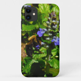 Capa Para iPhone Da Case-Mate Flor Roxo e Abelhas