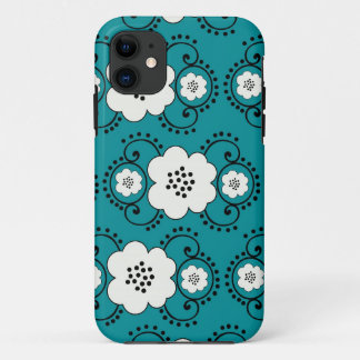 Capa Para iPhone Da Case-Mate floral chic azul