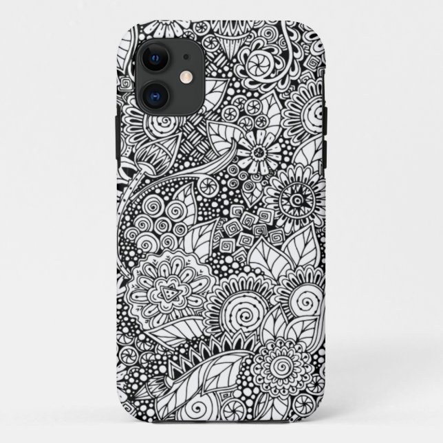 Capa Para iPhone Da Case-Mate Floral étnico inspirado (Verso)