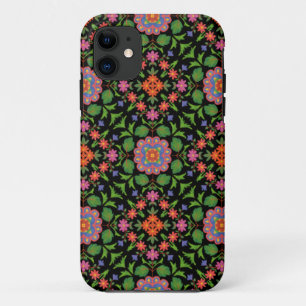 Capa Para iPhone Da Case-Mate Floral Rangoli no Black iPhone 5/5s Xtreme Case