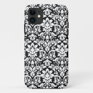 Capa Para iPhone Da Case-Mate floreio de damasco preto e branco