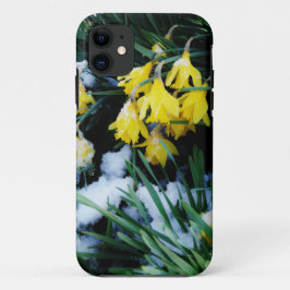 Capa Para iPhone Da Case-Mate Flores amarelas Daffodils na neve