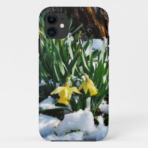 Capa Para iPhone Da Case-Mate Flores amarelas Daffodils na neve