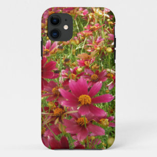 Capa Para iPhone Da Case-Mate Flores cor-de-rosa-quente e margaridas amarelas