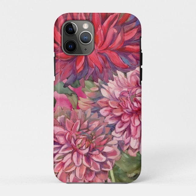 Capa Para iPhone Da Case-Mate flores dahlias (Verso)