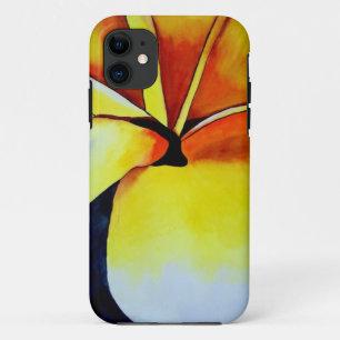 Capa Para iPhone Da Case-Mate Flores tropicais de Frangipani, abstrato