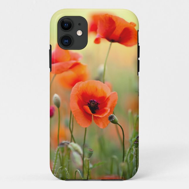 Capa Para iPhone Da Case-Mate Flores vermelhas da papoila (Verso)