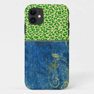 Capa Para iPhone Da Case-Mate Flórida do modelo de safra com pele verde de impre