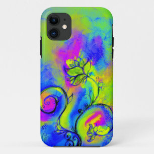 Capa Para iPhone Da Case-Mate FLUXAS SEMELHANTES cor-de-rosa, verde-roxa