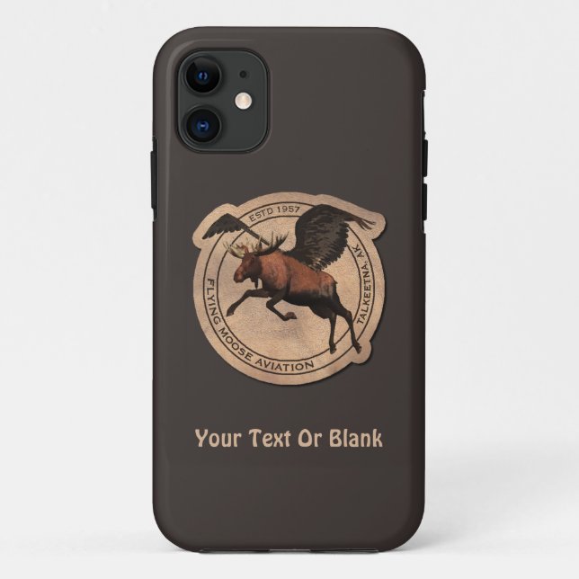 Capa Para iPhone Da Case-Mate Flying Moose Aviation Patch (Verso)