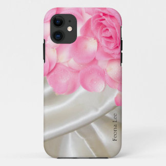 Capa Para iPhone Da Case-Mate Folhas-brancas e rosas cor-de-rosa