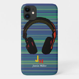 Capa Para iPhone Da Case-Mate fone de ouvido do dj distribuído personalizado