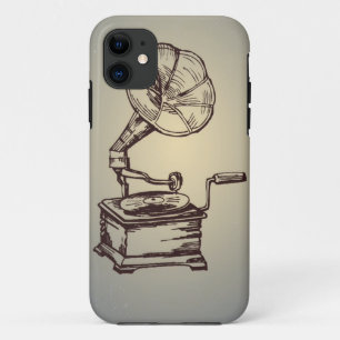 Capa Para iPhone Da Case-Mate Fonógrafo de Vintage exclusivo. Estilo Retroativo