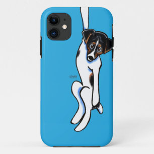 Capa Para iPhone Da Case-Mate Fora-Trela Clingy Art™ de Jack Russell