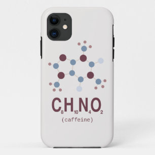 Capa Para iPhone Da Case-Mate Fórmula química da cafeína