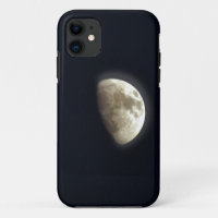 Foto da Astronomia Lunar de Half Moon