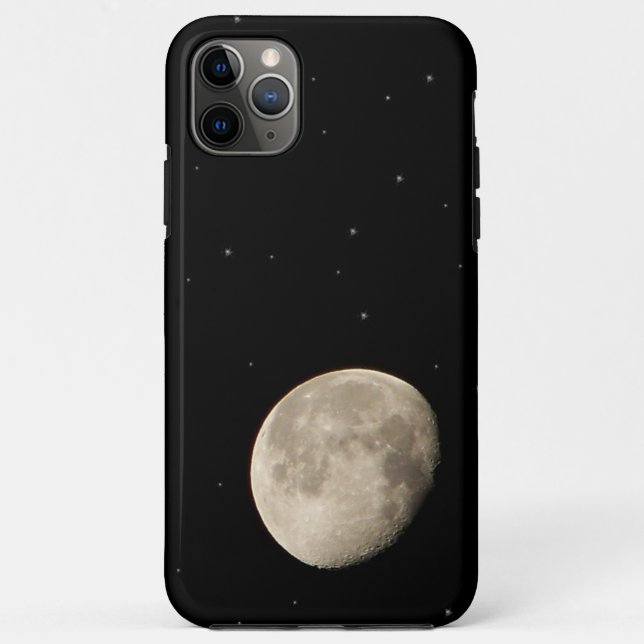 Capa Para iPhone Da Case-Mate Foto da Lua Starry Black Night Space (Verso)
