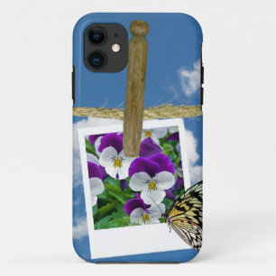 Capa Para iPhone Da Case-Mate Foto do amor perfeito com borboleta