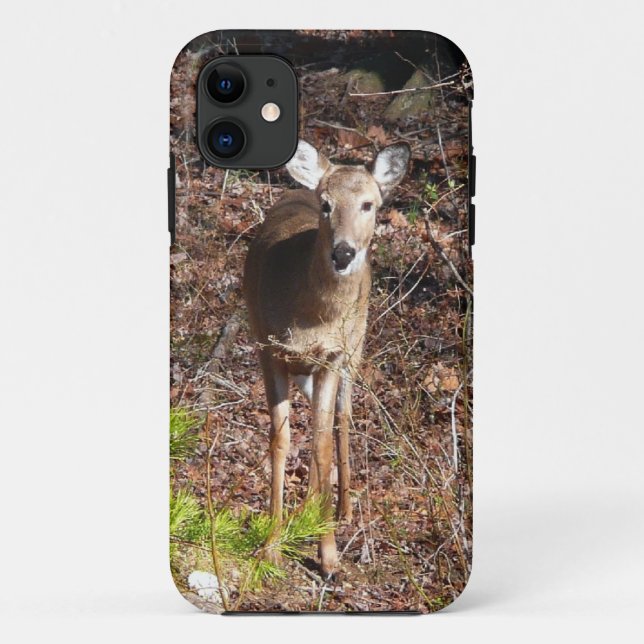 Capa Para iPhone Da Case-Mate Fotografia da Natureza: Veado Adorável na Floresta (Verso)