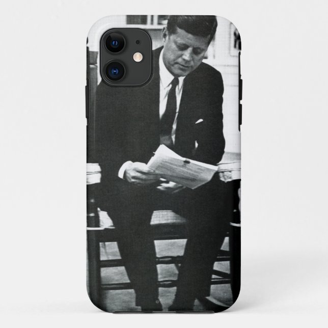 Capa Para iPhone Da Case-Mate Fotografia de John F. Kennedy 2 (Verso)