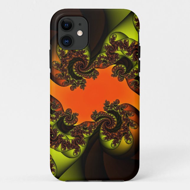 Capa Para iPhone Da Case-Mate Fractal do nascer do sol (Verso)