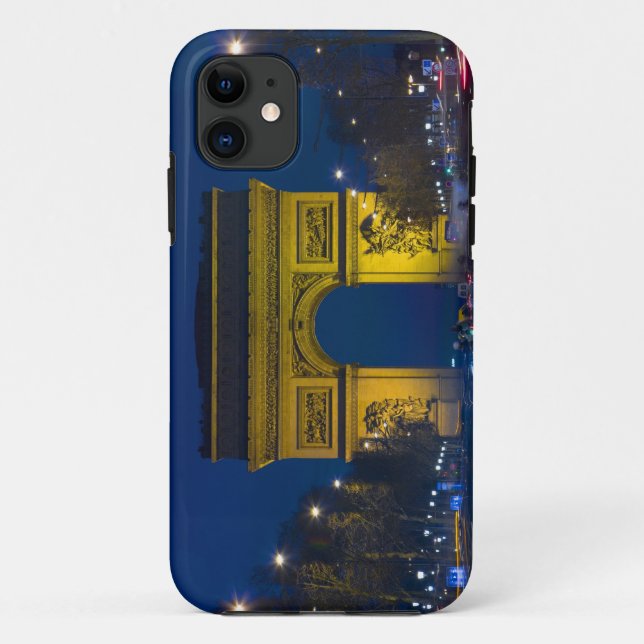 Capa Para iPhone Da Case-Mate França, Paris. O Arc de Triomphe e o (Verso)