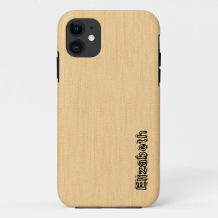 Capa Para iPhone Da Case-Mate Fundo de Cinza de Madeira de Creme Colorido