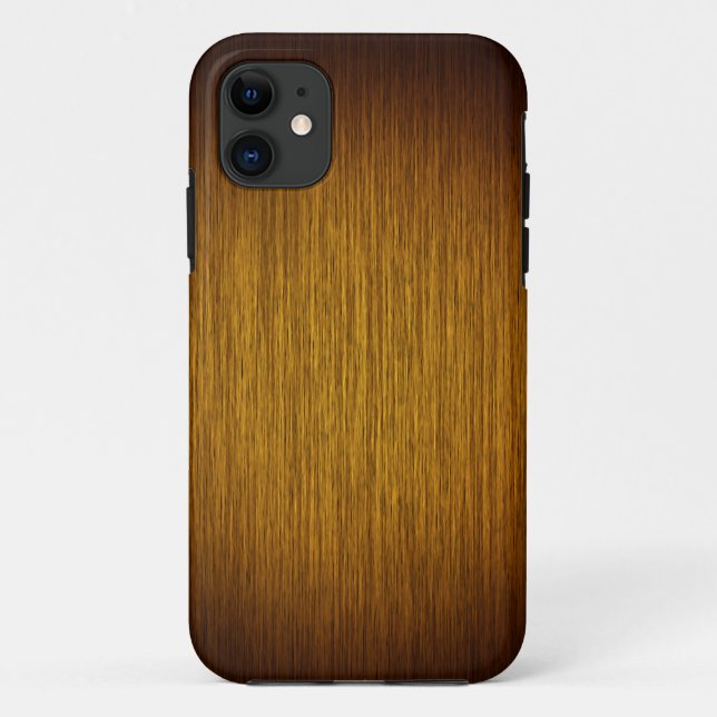 Capa Para iPhone Da Case-Mate Fundo de Madeira granulada com queimadura solar do (Verso)
