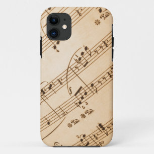 Capa Para iPhone Da Case-Mate Fundo de Notas de Música