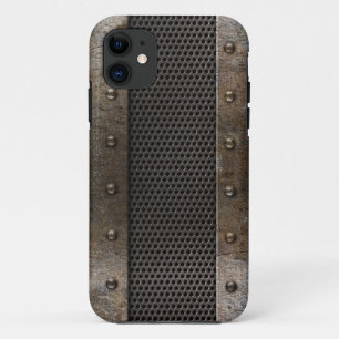 Capa Para iPhone Da Case-Mate Fundo do metal do Grunge